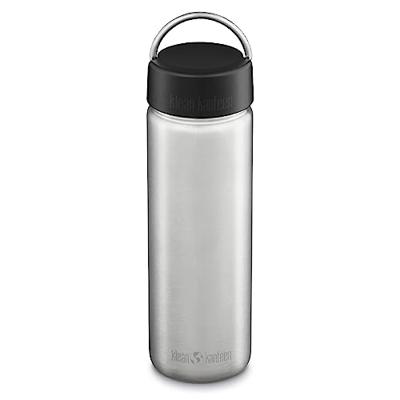 Klean Kanteen Classic Wide 800ml/27oz + Ringdop Drinkfles Brushed Stainless 800ml Klean Kanteen Classic Wide 800ml/27oz + Ringdop Drinkfles Brushed Stainless 800ml