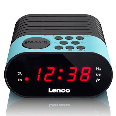 Lenco CR-07 Wekkerradio Blauw Lenco CR-07 Wekkerradio Blauw