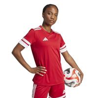 adidas Squadra 25 Voetbalshirt Dames Rood Wit - thumbnail