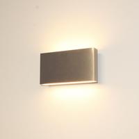 Artdelight Buitenlamp up downBox 17cm-aluminium - WL BOX ALU - thumbnail