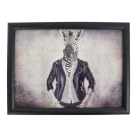 Schootkussen - Laptray - Mrs. Zebra (43 x 33 cm) - thumbnail