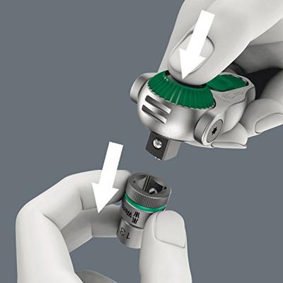Wera 8100 SA 9 Zyklop Speed-ratelset, 1/4"-aandrijving, inch , 28 -delig - 1 stuk(s) - 05004019001