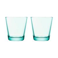IITTALA - Kartio - Glas 0,21l watergroen set/2 - thumbnail