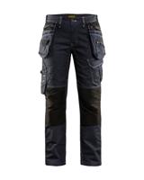 Blåkläder Dames werkbroek X1900 Stretch 79901141 | Marineblauw/Zwart | Maat 36 - 7330509522363 - thumbnail