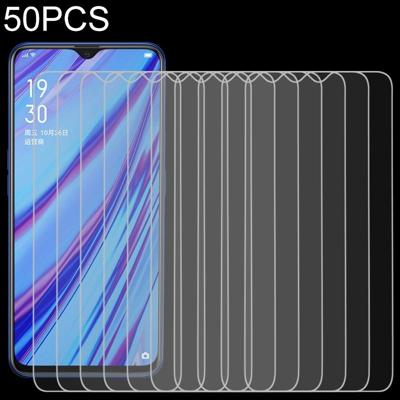 50 stuks voor OPPO A5/A9 (2020) 9H 2.5 D scherm gehard glas film
