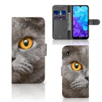 Telefoonhoesje | Met pasjeshouder | Huawei Y5 (2019) Britse Korthaar - thumbnail