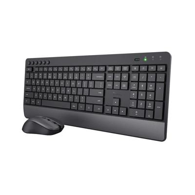 Trust Trezo toetsenbord Inclusief muis Universeel RF Draadloos QWERTY Amerikaans Engels Zwart Trust Trezo toetsenbord Inclusief muis Universeel RF Draadloos QWERTY Amerikaans Engels Zwart