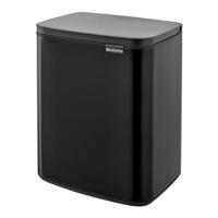 Brabantia Bo afvalemmer 12 liter matt black - thumbnail
