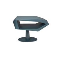 Zuiver Bijzettafel 'North' Resin en staal, 60 x 40cm, kleur Space Black - thumbnail