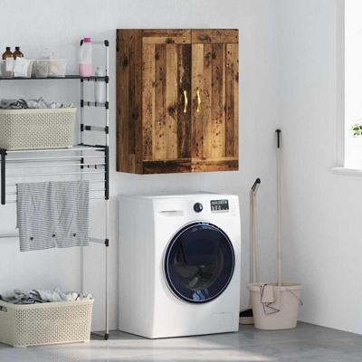 Wandkast Oud Hout 69,5 x 34 x 90 cm Bewerkt hout