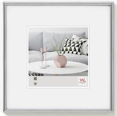 walther+ design KS330H Wissellijst Papierformaat: 30 x 30 cm (b x h) 30 cm x 30 cm Zilver walther+ design KS330H Wissellijst Papierformaat: 30 x 30 cm (b x h) 30 cm x 30 cm Zilver