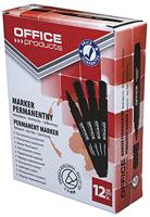 OFFICE products permanent marker 1-3 mm, rond, zwart - thumbnail
