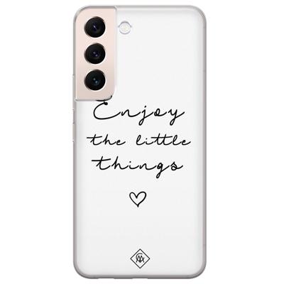Samsung Galaxy S22 Plus siliconen hoesje - Enjoy life