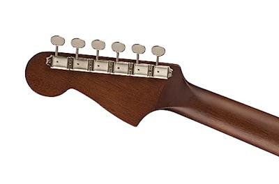 Fender Malibu Player Olympic White WN Tortoiseshell Pickguard elektrisch-akoestische westerngitaar