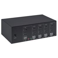 Manhattan 153539 KVM-switch HDMI Toetsenbord 3840 x 2160 Pixel - thumbnail