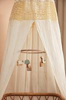Jollein Sluier babybed vintage 155 cm Boho Lace Ivory - thumbnail