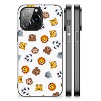 Back Case voor iPhone 14 Pro Max Dieren Emojis - thumbnail