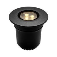 Nomia LED Grondspot - 3 Watt - 344 Lumen - 3000K warm wit - 12V - IP67 Waterdicht - Rond - Zwart - thumbnail