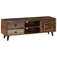 Tv-meubel 118x30x40 cm massief mangohout - thumbnail