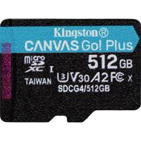 Kingston Canvas Go! Plus microSDXC-kaart 512 GB Class 10 UHS-I - thumbnail