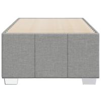 Bedframe zonder matras 90x200 cm stof lichtgrijs - thumbnail