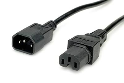 VALUE Stroomkabel IEC320/C14 male - C15 female, H05RN-F, zwart, 3 m