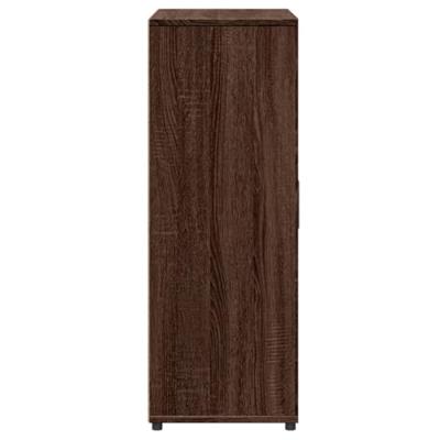 Dressoir 60x31x84 cm bewerkt hout bruin eikenkleur