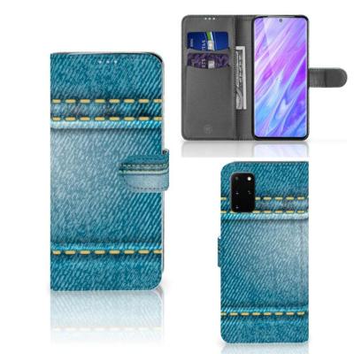 Samsung Galaxy S20 Plus | Wallet Case | met Pasjes | Jeans Samsung Galaxy S20 Plus | Wallet Case | met Pasjes | Jeans