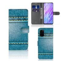 Samsung Galaxy S20 Plus | Wallet Case | met Pasjes | Jeans - thumbnail