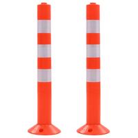 VidaXL Verkeerspalen 75 cm kunststof 2 st - thumbnail