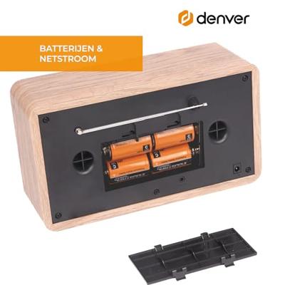 Denver DAB-18LW LIGHT WOOD Radio DAB, VHF (FM) Hout (licht) Denver DAB-18LW LIGHT WOOD Radio DAB, VHF (FM) Hout (licht)