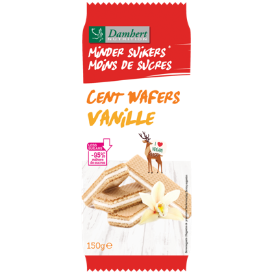 Damhert Low Carb Centwafers vanille Damhert Low Carb Centwafers vanille