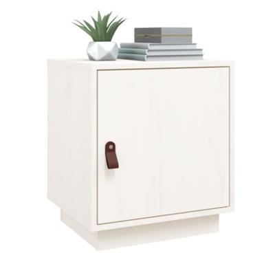 Nachtkastjes 2 st 40x34x45 cm massief grenenhout wit