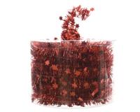 Lametta guirlande ster glans kerstrood - thumbnail