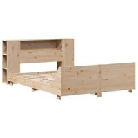 Bedframe zonder matras massief grenenhout 150x200 cm - thumbnail