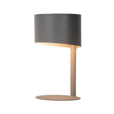 Lucide KNULLE - Tafellamp - Ø 15 cm - 1xE14 - Grijs