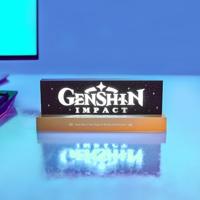 Genshin Impact LED-Light Logo 22 cm - thumbnail