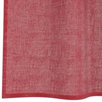 Gordijnen voile met lussen 2 st 140x175 cm wijnrood - thumbnail