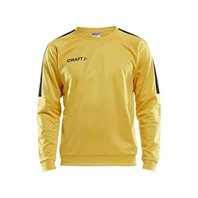 Craft 1906980 Progress R-Neck Sweater M - Yellow/Black - XXL