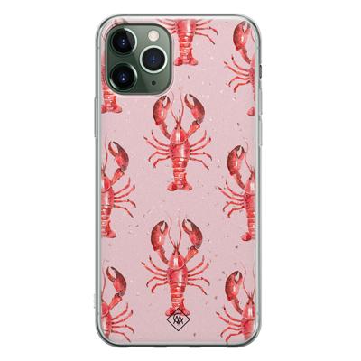 iPhone 11 Pro Max siliconen telefoonhoesje - Lobster all the way