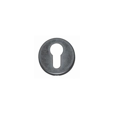 Intersteel Rozet met profielcilindergat verdekt 49x7mm - oud grijs Intersteel Rozet met profielcilindergat verdekt 49x7mm - oud grijs