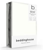 Beddinghouse Jersey Lycra hoeslaken wit Lits-jumeaux - thumbnail