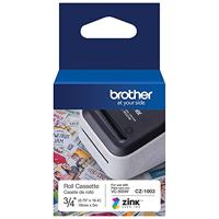 Brother CZ1003 Rol met etiketten 19 mm x 5 m Papier Wit 1 stuk(s) Permanent hechtend Gekleurde etikettenrol - thumbnail