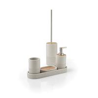 Zeephouder Sapho Afrodite Vrijstaand 12.8x8.4x3 cm Beton Beige Sapho - thumbnail