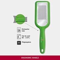 Victorinox Keukenrasp,Vict.,Fijn,Rvs/Groen Abs,In Doos - thumbnail