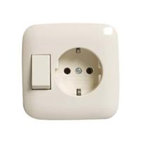 Busch-Jaeger inbouw combinatie ra 4045116 alpinwit Busch-Jaeger - thumbnail