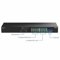 TrendNet TPE-BG182G Netwerk switch 1000 MBit/s PoE-functie - thumbnail
