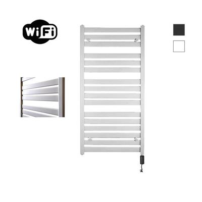 Elektrische Radiator Sanicare HWV - Moda Met Wifi 120x60 cm Mat Wit 876W Met Thermostaat Zwart Rechtsonder Sanicare Elektrische Radiator Sanicare HWV - Moda Met Wifi 120x60 cm Mat Wit 876W Met Thermostaat Zwart Rechtsonder Sanicare