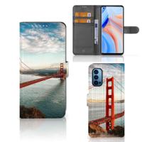 OPPO Reno 4 Pro 5G | Flip Cover | Golden Gate Bridge - thumbnail