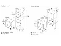 Bosch Serie 8 BEL7321B1 magnetron Zwart Combinatiemagnetron Aanrecht 21 l 900 W - thumbnail